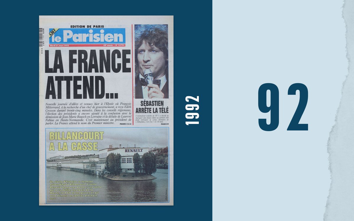 80 ans du Parisien : le 31 mars 1992, l’usine Renault Billancourt ferme ses portes et « un monde disparaît »
➡️ l.leparisien.fr/Rzpx