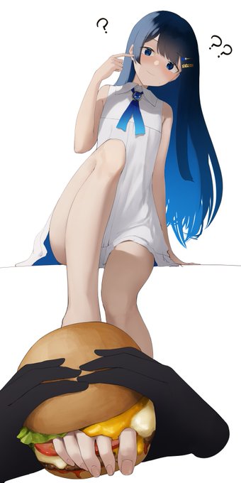 双葉湊音......10分だけ足貸して......ハンバーガーにするから...... 