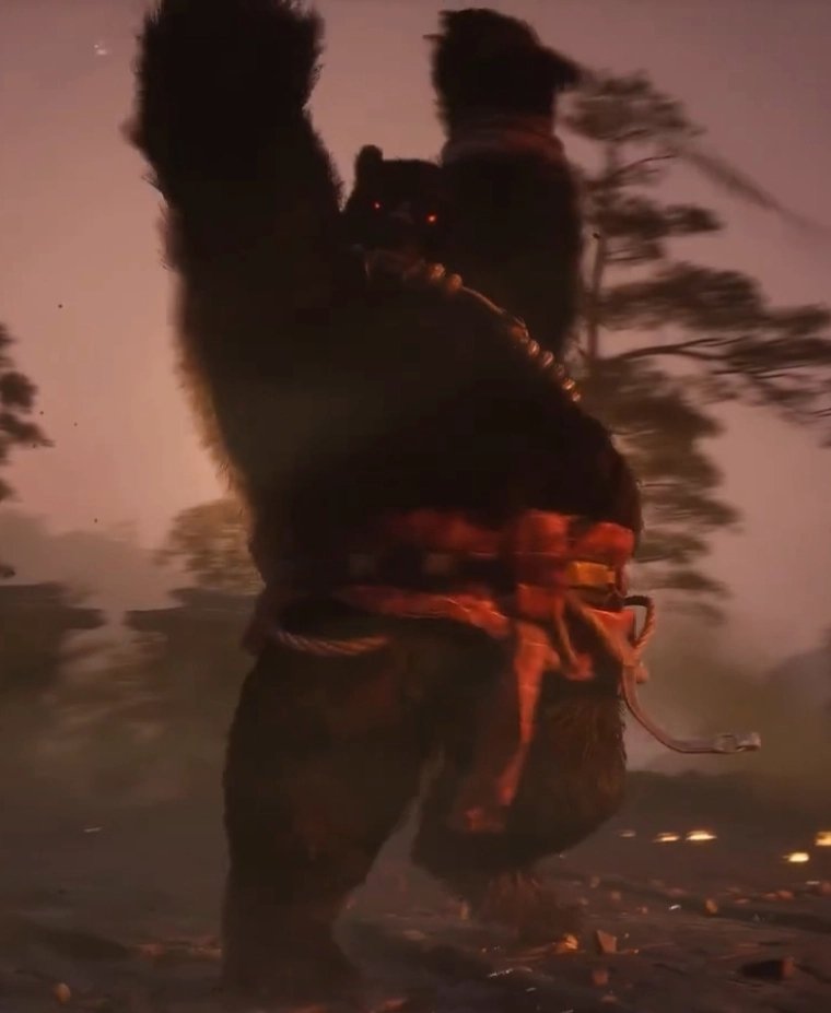 zholchn5's tweet photo. BEAR！🥰#BlackMythWukong https://t.co/QrxAzaZhOd