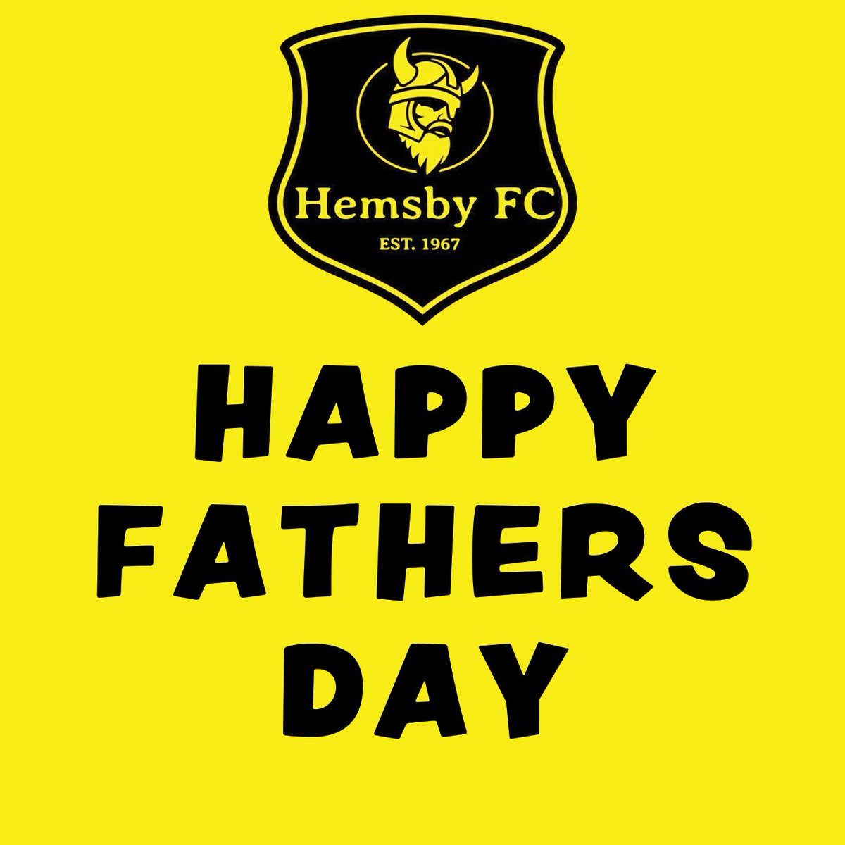 From all of us at Hemsby FC, we want to wish a very Happy Father's Day to all the dads out there! ⚽️‍
We hope you have a fantastic day celebrating with your families. Whether you're a dad, a father figure, or someone who misses their dad today, we're thinking of you.
