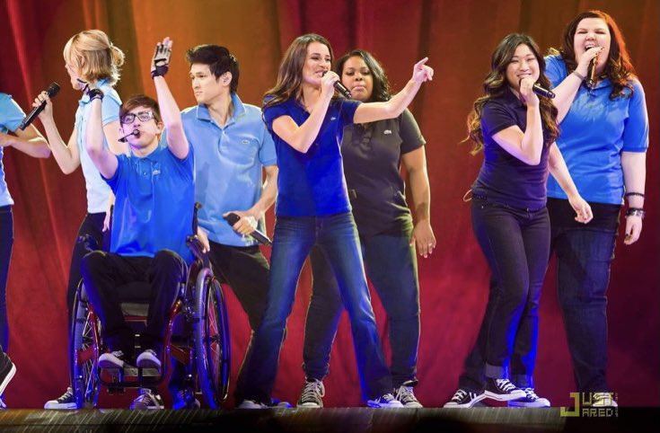 On this day in Glee tweet media