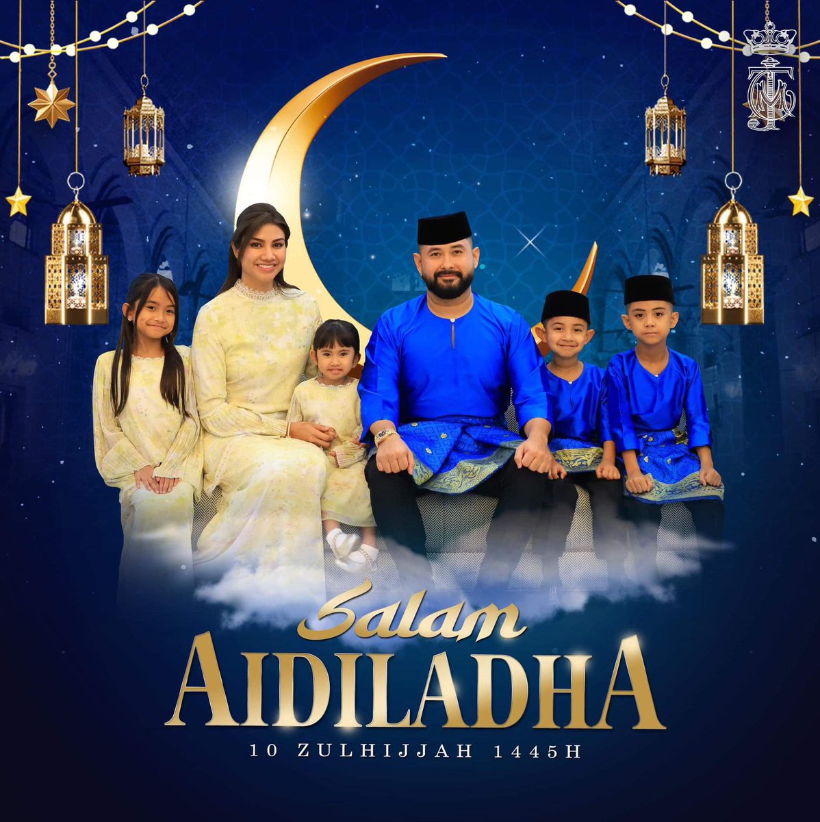 HRHJohorII's tweet photo. Sempena perayaan Aidiladha yang bakal disambut oleh umat Islam, saya ingin mengucapkan Selamat Hari Raya Aidiladha dan semoga ibadah korban dapat dilaksanakan dengan sempurna serta mendapat keberkatan Allah SWT. https://t.co/RzoWqnSSm7