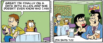 Garfield Without The Middle Panel tweet media
