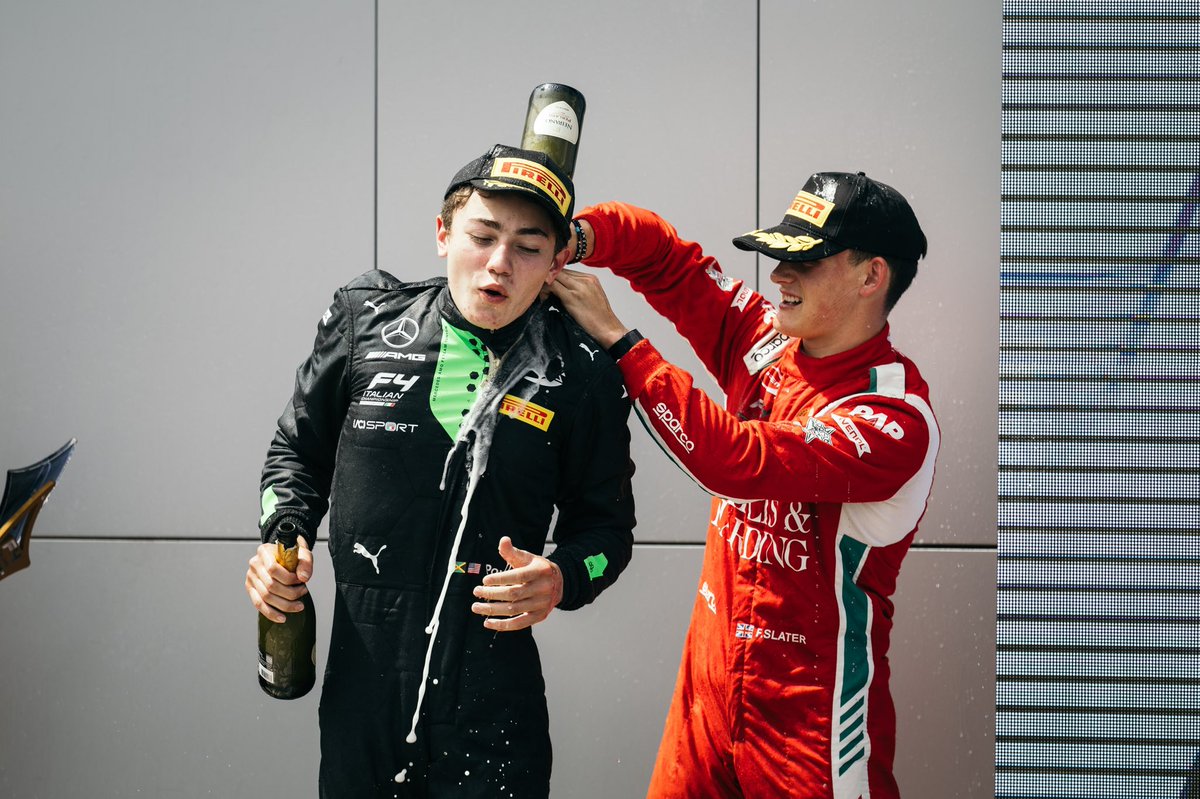 PREMA_Team's tweet image. PREMA 1-2 start ➡️ PREMA 1-2 finish 🥇🥈

#ItalianF4 #F4 #Vallelunga