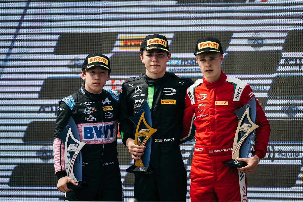 PREMA_Team's tweet image. …and another full PREMA rookie podium once again 🏆🙌

#ItalianF4 #F4 #Vallelunga