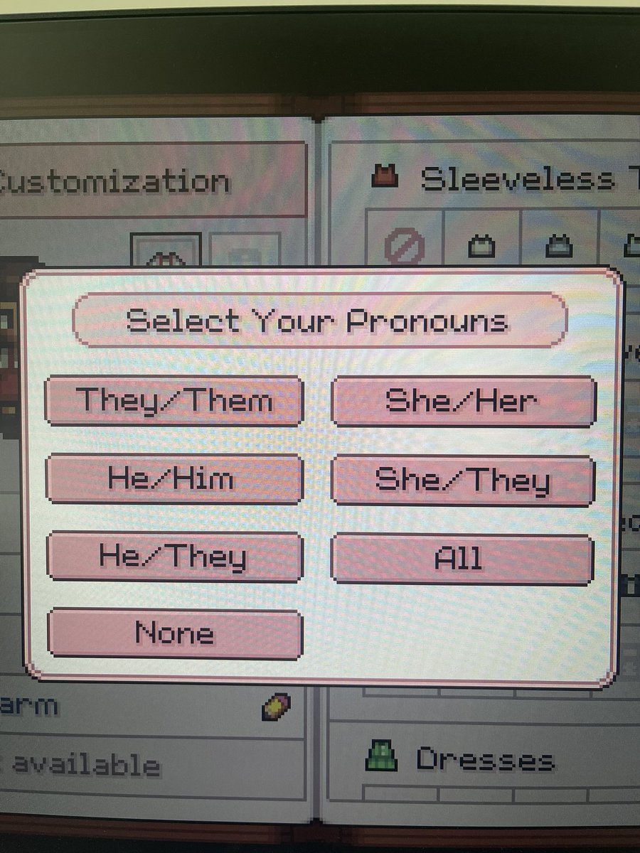 lovlyvern's tweet photo. so many people are going to feel seen playing this game, myself included🥰 thank u @FieldsofMistria i can’t wait to finish the demo and to play the full thing once it’s out 🩷 #fieldsofmistria https://t.co/zptuyg5pns