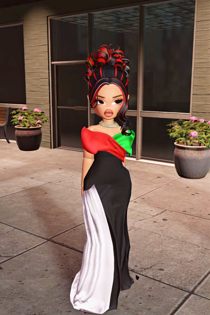 "Love other human beings as you would love yourself."

:: UGC Creators for Palestine's by <a href="/vhaega/">Vhaega ♡</a> et al.
🍉Palestine Flag Luxury Party Dress by <a href="/Avelandra_/">Ave</a> 
🍉Alondra's Makeup by @AerisParkDev 
🍉Hair by @_RachelID, <a href="/fasloxie/">fas</a> and <a href="/DisordinanceRBX/">Disordinance</a> 
🤍Support here >>