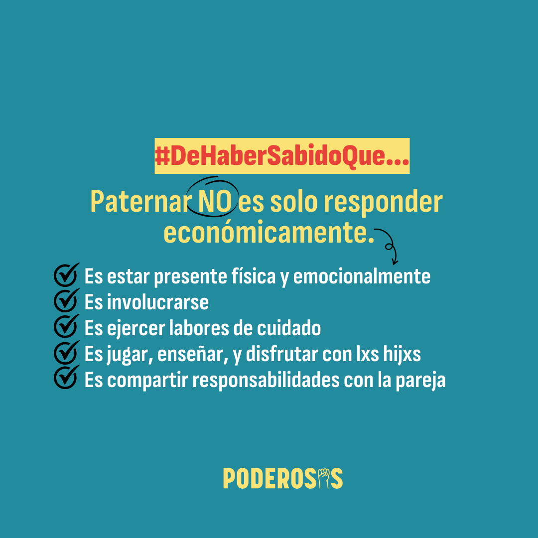 PoderosasColom2's tweet image. #DíaDelPadre por una educación poderosa que nos permita resignificar la paternidad como un ejercicio trascendental, masculino y beneficioso.💪🏾 ¡A paternar se enseña y se aprende!

#DeHaberSabidoQue #PoderosasColombia #PorUnaEducaciónPoderosa