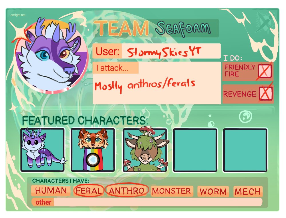 This year i am participating in #ArtFight!
#art #smallartist #furry #furryart #anthro