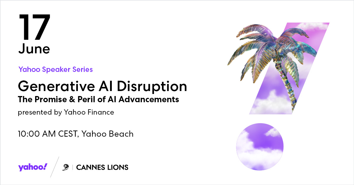 If you haven't marked your 📅, come see us at Yahoo Beach. Up first, we'll be talking about one of the hottest topics - AI - with <a href="/YahooFinance/">Yahoo Finance</a> <a href="/BrianSozzi/">Brian Sozzi</a>, <a href="/DoorDash/">DoorDash</a> <a href="/tobyespinosa/">Toby Espinosa</a>, <a href="/weareMNTN/">MNTN</a> <a href="/MarkDouglas/">Mark Douglas</a>, <a href="/Qualcomm/">Qualcomm</a> <a href="/donnymac/">Don McGuire</a>. Join us! RSVP yhoo.ly/cannesmonday