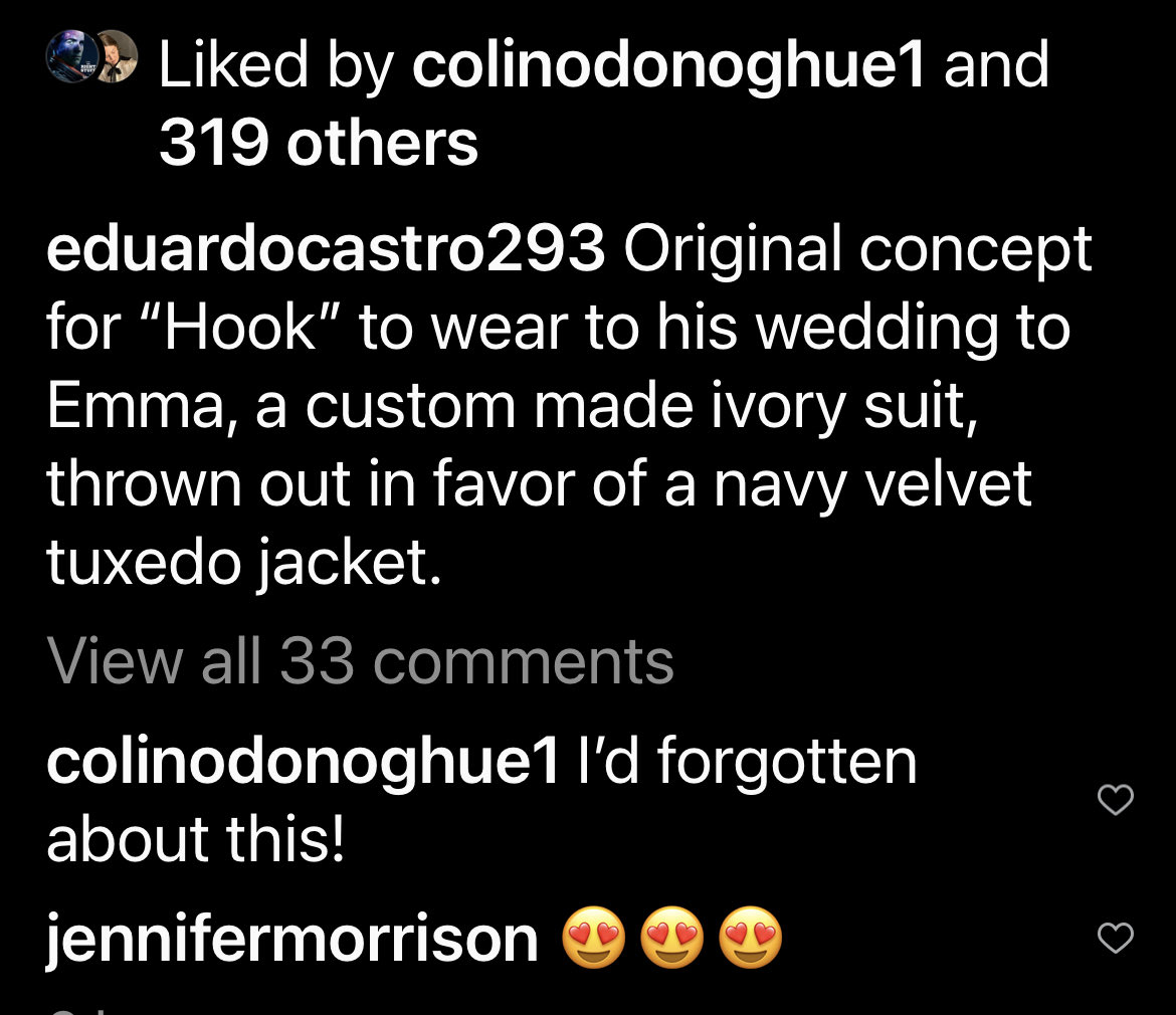 Black is his colour. 🖤

#CaptainSwan #EmmaSwan #CaptainHook #Hook #JenniferMorrison #colinodonoghue #colifer #OUAT