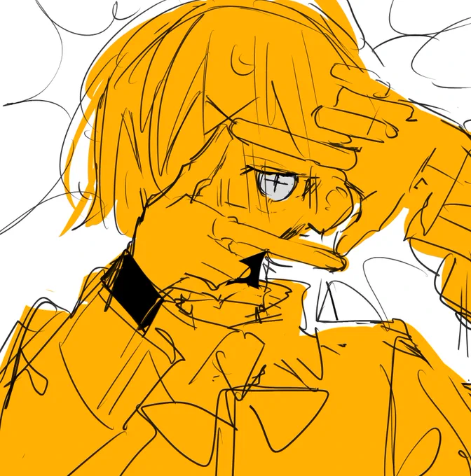 8分ラフ制作 