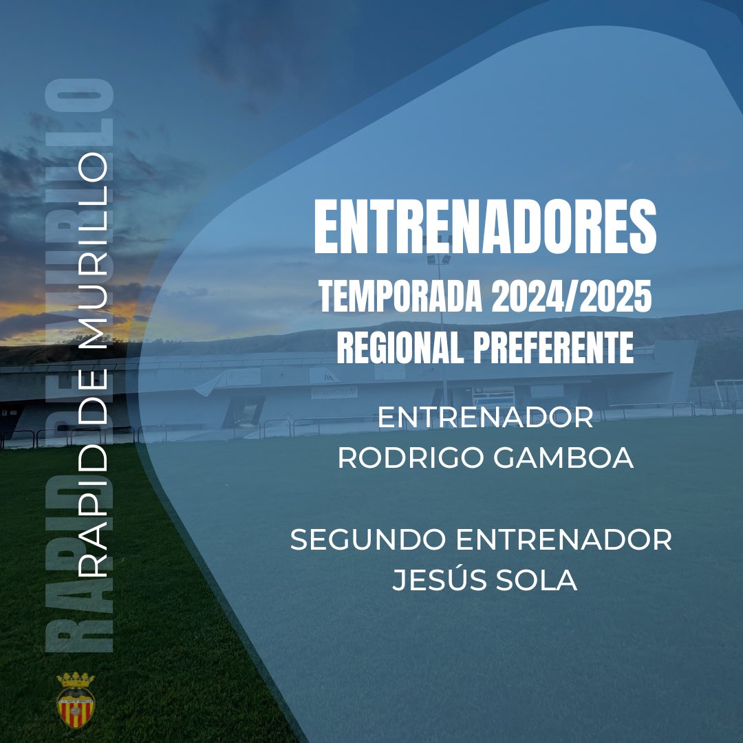 ENTRENADORES TEMPORADA 2024/2025
Regional Preferente

Entrenador 
Rodrigo Gamboa

Segundo entrenador
Jesús Sola