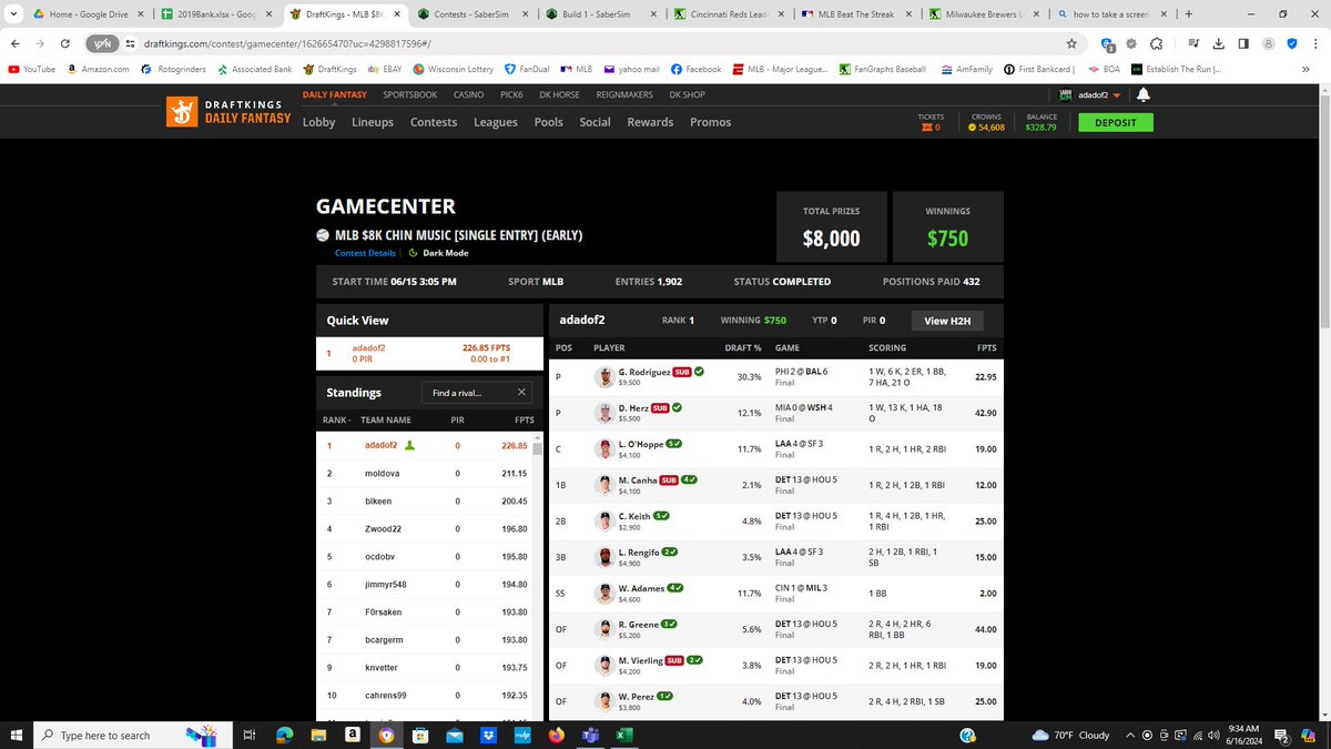 Thanks Saber Sim, another win in the books!