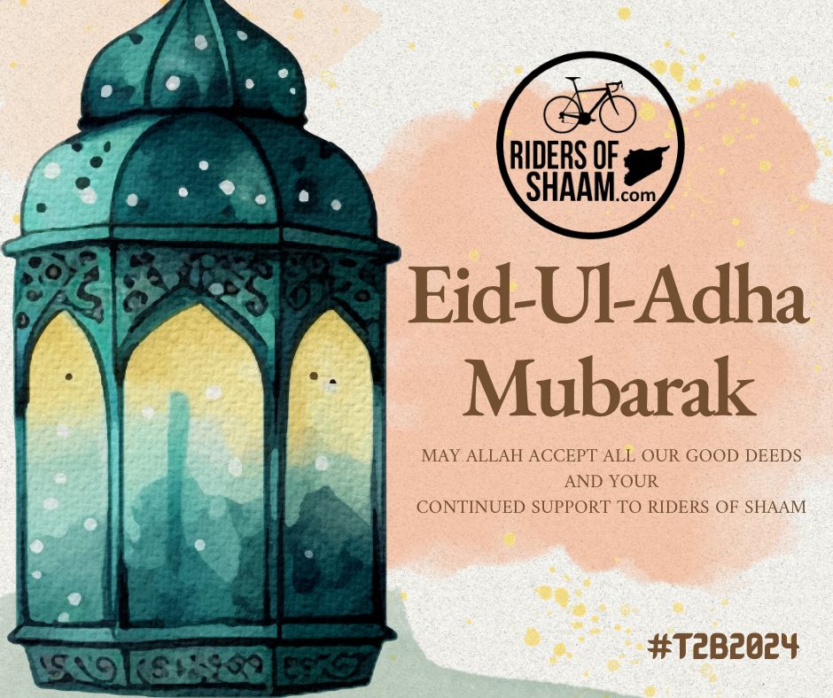 RidersOfShaam's tweet photo. Eid Mubārak for the Riders of Shaam team. Just 5 days till we depart for Toulouse!

#Eid2024 #T2B2024 https://t.co/4T199Dt4T8