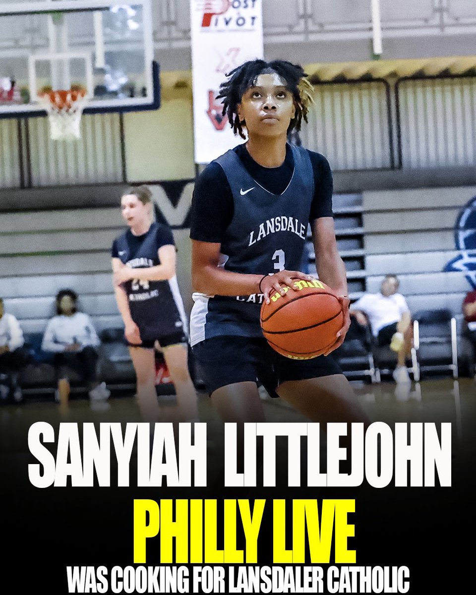 ‘25 PG <a href="/SanyiahLittlej1/">Sanyiah Littlejohn</a> put on a show yesterday <a href="/PhillyHSLive/">Philly HS</a>