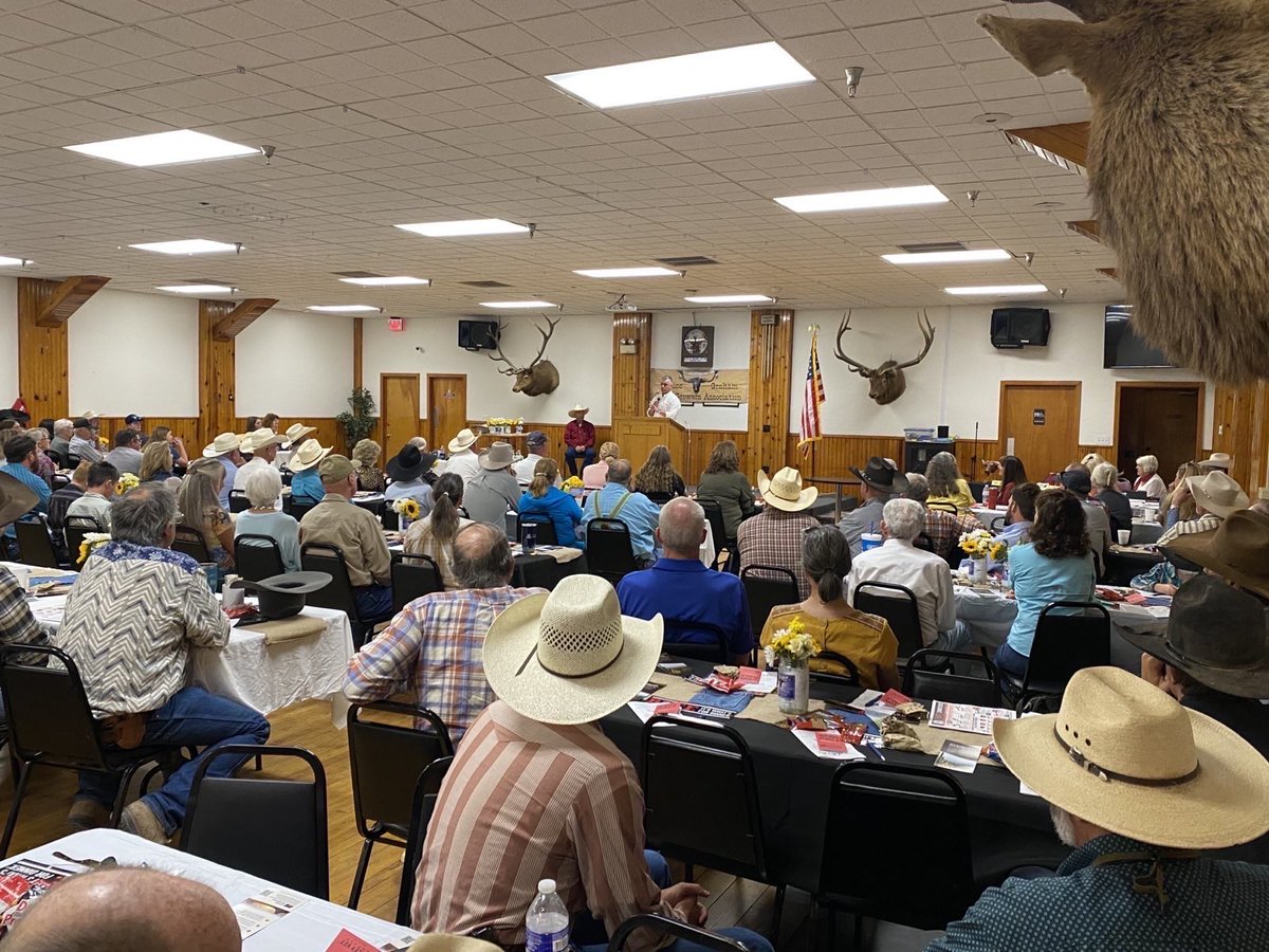 PimaDems's tweet photo. .@RepCiscomani met with ranchers in #GrahamCounty. We don't believe for one second these ranchers didn't ask @JuanCiscomani about their dry groundwater wells. Mega farms are pumping it all, unmetered. Had local media been doing their jobs, we would know much more than we do. https://t.co/NEHhFP7pAI