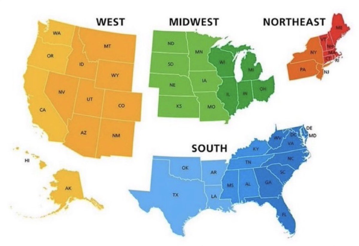 J4MIEMELVIN's tweet image. If we split the US and went to war.

Who would win?