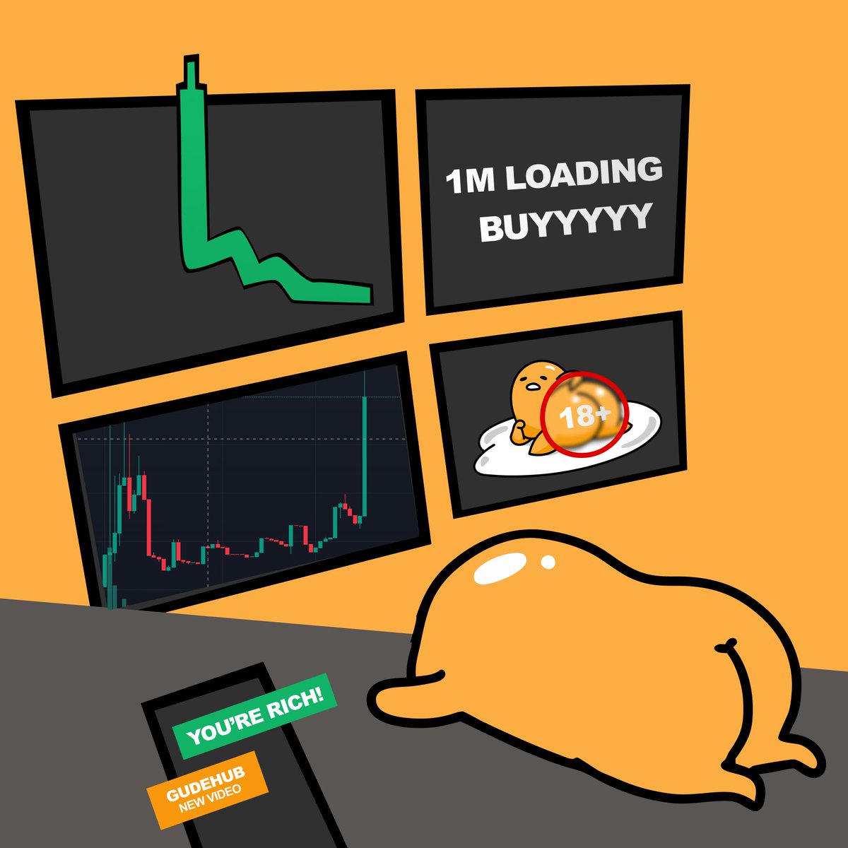 GudetamaCoin's tweet photo. i've got priorities, money and a $gude time to keep my laziness on the highest level

#gudetama #MEMECOİN #ETH #LazyButtRich https://t.co/MB4yXt15OP