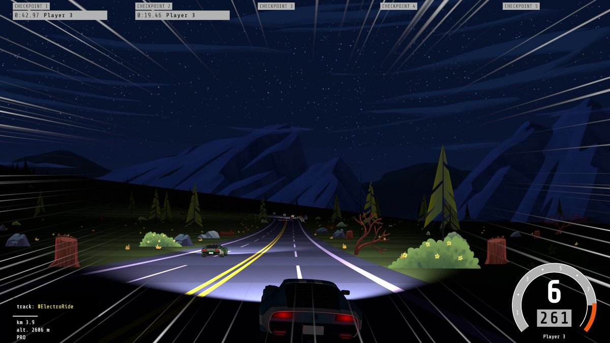 pixelwrappers's tweet photo. Track #ElectroRide is a very steep downhill race in the night!
You'll reach high speeds there!😱
Here are some screenshots, and a video:
https://t.co/Hwgo6yf2S0
Good luck!💪
#gameplay #retrogame https://t.co/zrxHrDlbT9