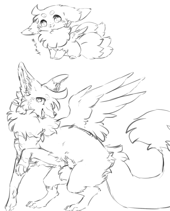 こんなふうに描いててもどこにも載せてないやつ、ありすぎ 