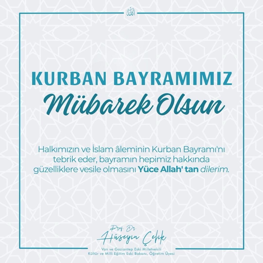 Hüseyin Çelik tweet media