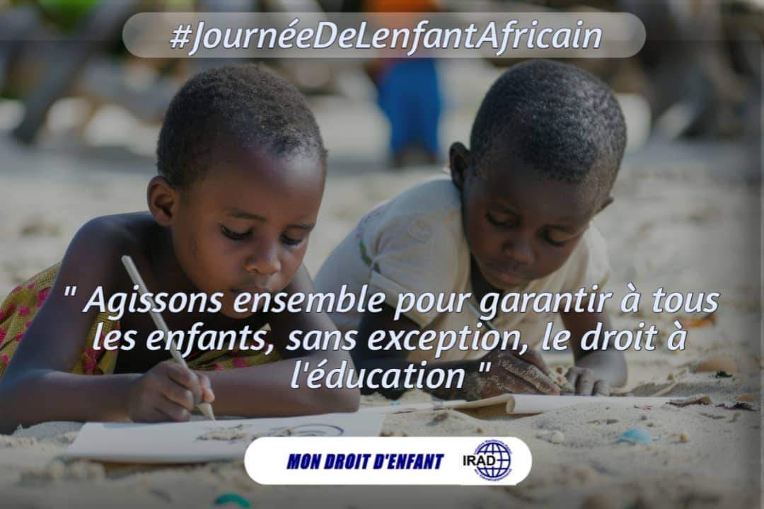 RechercheA71298's tweet photo. 16 juin journée de l'enfant africain !

Nous n'obtiendrons le progrès réel sans une ressource humaine qualifiée et intègre. Cela passe forcément par l'éducation de tous les enfants. 

#JourneeDeLenfantAfricain
#CestMonDroitDenfant
#IRADMALI https://t.co/0gogXPJjfZ