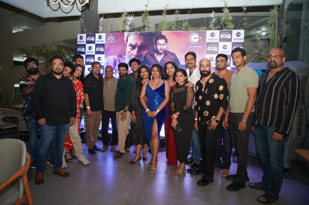 Prasad Nimmakayala (@lemonsprasad) on Twitter photo Heard the quote “Kill Honour Killing” finally some one dared to prove it.. #ParuvuOnZee5 just killed it.. congratulations to <a href="/sushkonidela/">Sushmita Konidela</a> <a href="/GoldBoxEnt/">Gold Box Entertainments</a> & our <a href="/ZEE5Telugu/">ZEE5 Telugu</a> team on #Paruvu success.. paruvu nilabettaaru 🤣💪
Thank you <a href="/NagaBabuOffl/">Naga Babu Konidela</a> sir <a href="/Nivetha_Tweets/">Nivetha Pethuraj</a> <a href="/nareshagastya/">Naresh Agastya</a> Heard the quote “Kill Honour Killing” finally some one dared to prove it.. #ParuvuOnZee5 just killed it.. congratulations to <a href="/sushkonidela/">Sushmita Konidela</a> <a href="/GoldBoxEnt/">Gold Box Entertainments</a> & our <a href="/ZEE5Telugu/">ZEE5 Telugu</a> team on #Paruvu success.. paruvu nilabettaaru 🤣💪
Thank you <a href="/NagaBabuOffl/">Naga Babu Konidela</a> sir <a href="/Nivetha_Tweets/">Nivetha Pethuraj</a> <a href="/nareshagastya/">Naresh Agastya</a>