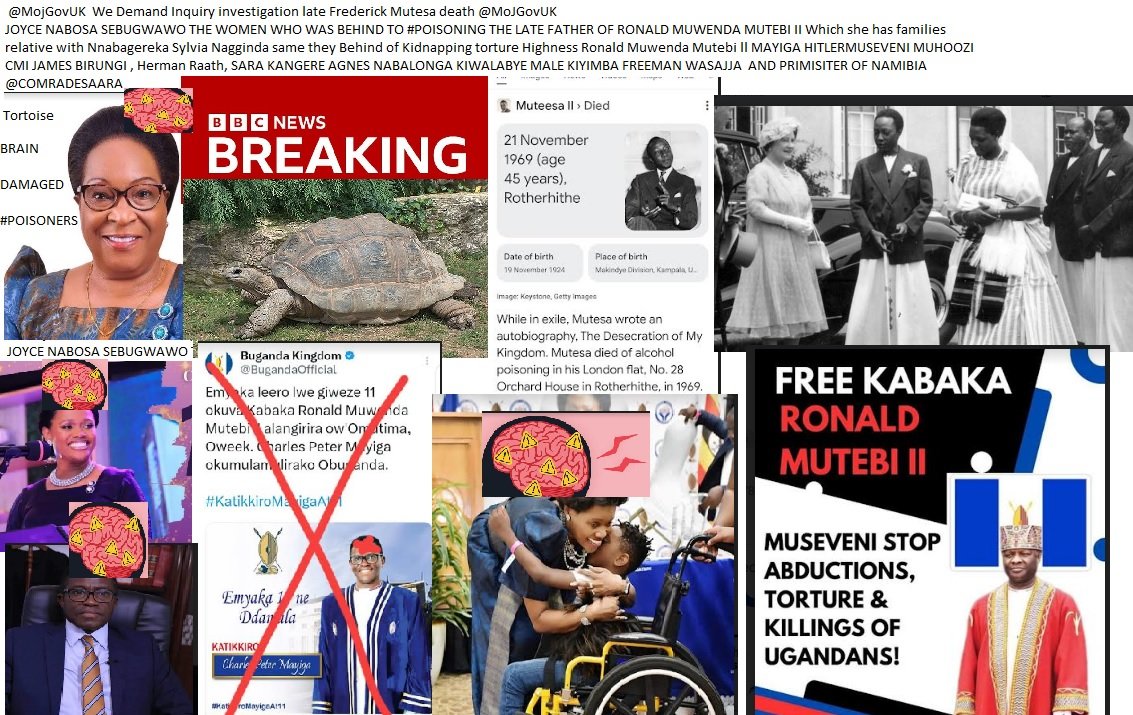 KabaniSekanyol1's tweet image. #ICCProcess #freedom #Humanrights #free KABAKA RONALD MUWENDA M II whom you kidnapped with HitlerMuseveni Muhoozi MirjamBlaakSow MAYIGA