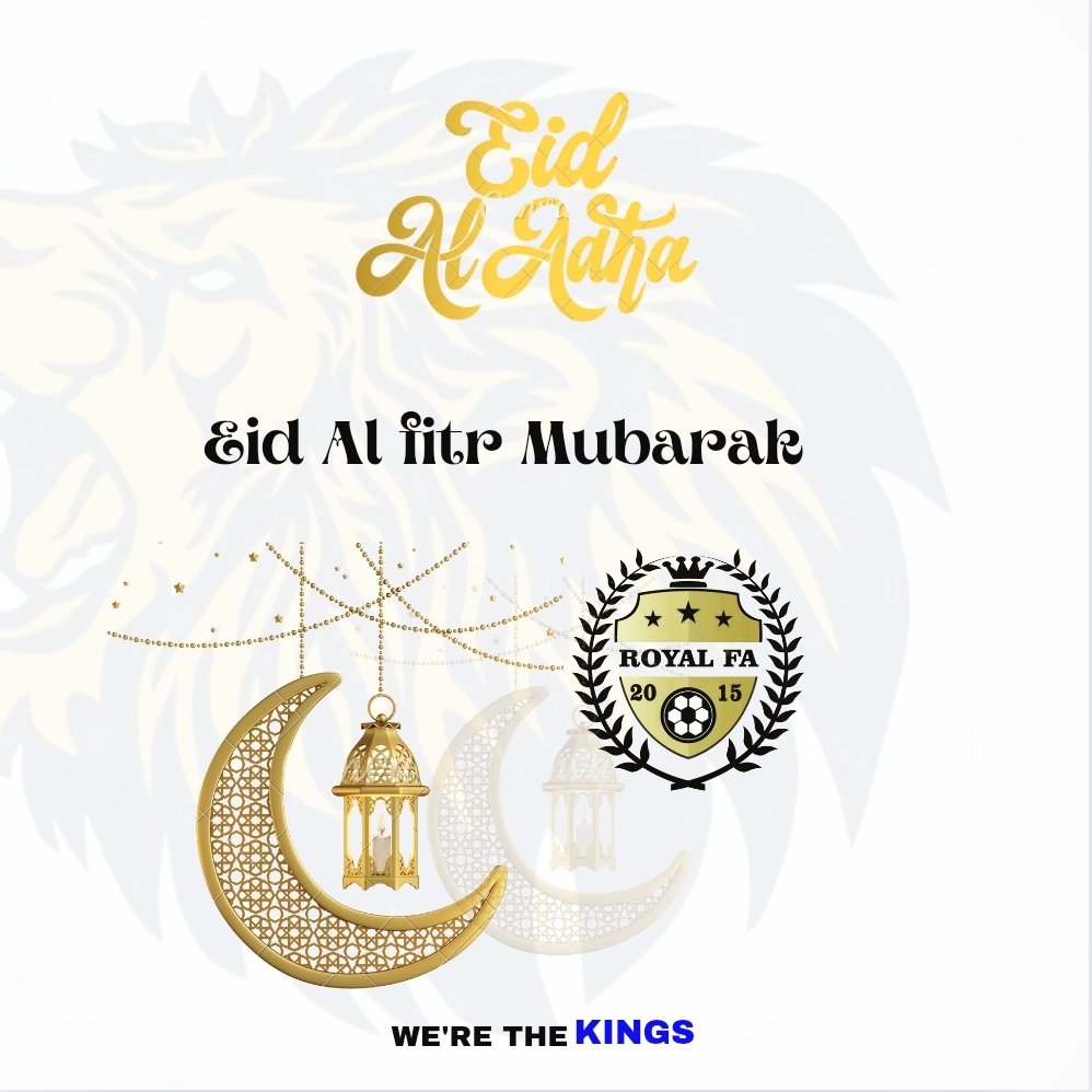 RoyalFootballCl's tweet photo. Best wishes from us to everyone celebrating Eid Al Adha 🕌❣️

#royalfootballacademy
#happyeidadha #thekings https://t.co/0UGPKScyYW