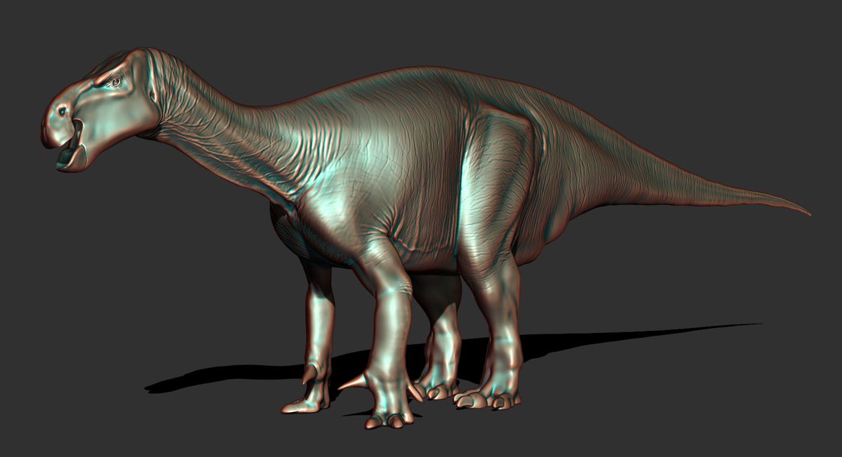 ArtofFabricious's tweet image. I have been slacking quite a bit as of late. Life is an extreme challenge and I am mostly chasing after bills and struggling to keep up. I had to force myself to sit down today and open up this Iguanodon bernissartensis I've wanted to finish for a year now. So here goes nothing.