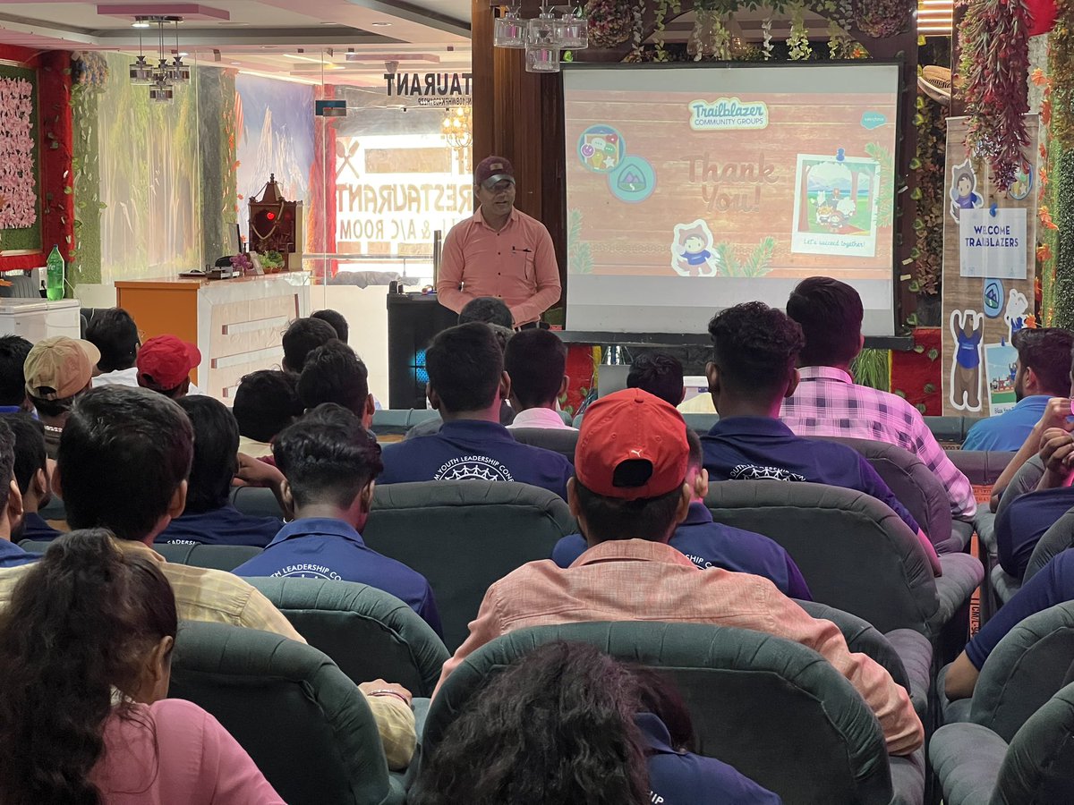 MotihariSFDG's tweet photo. Thanks everyone for joining 
73rd #MotihariMeetup our 6th Anniversary of Motihari Meetup in Indian state Bihar! 

#TrailblazerCommunity
#Ohana #Salesforce #Meetup https://t.co/6bNQgAYsxp