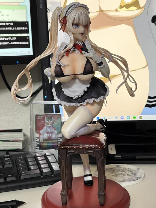 『PZ姉妹ツリエ』届いたで〜朝凪先生キャラのボディラインや表情をしっかり再現してて、超可愛い&セクシー…性癖詰め込み贅沢パックとなっております1/5スケールの大迫力ながら、塗装の質感再現ももかなり両立出来ていると思います素晴らしいフィギュア…製作に関わった皆様、ありがとう… 