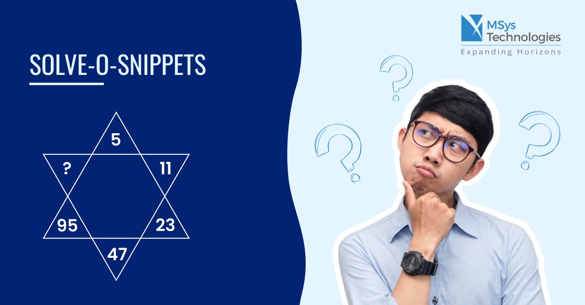 AziroTech's tweet image. Put on your thinking cap! Can you solve this tricky puzzle? 

Leave your answer in the comments below!

 #RiddleMeThis #BrainTeaser #SolveOSnippets #RiddleRoundup #SolvethePuzzle