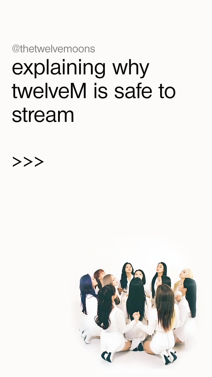 softly6000's tweet photo. explaining why twelveM is safe to stream

I think it’s a thread ??
(please share these images within other orbits who have questions about this) https://t.co/HiwudLIJuz