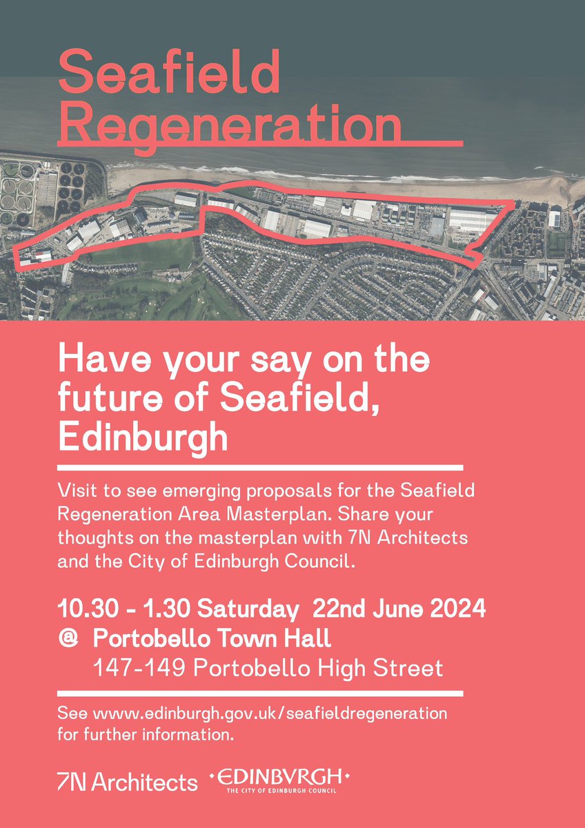 PortyTownHall's tweet photo. Saturday 22nd June
10:30 - 1:30 
An opportunity to have your day on the future of Seafield

Please spread the word #Portobello 

https://t.co/xZgKOpnaCv https://t.co/uAxrJ6j23U