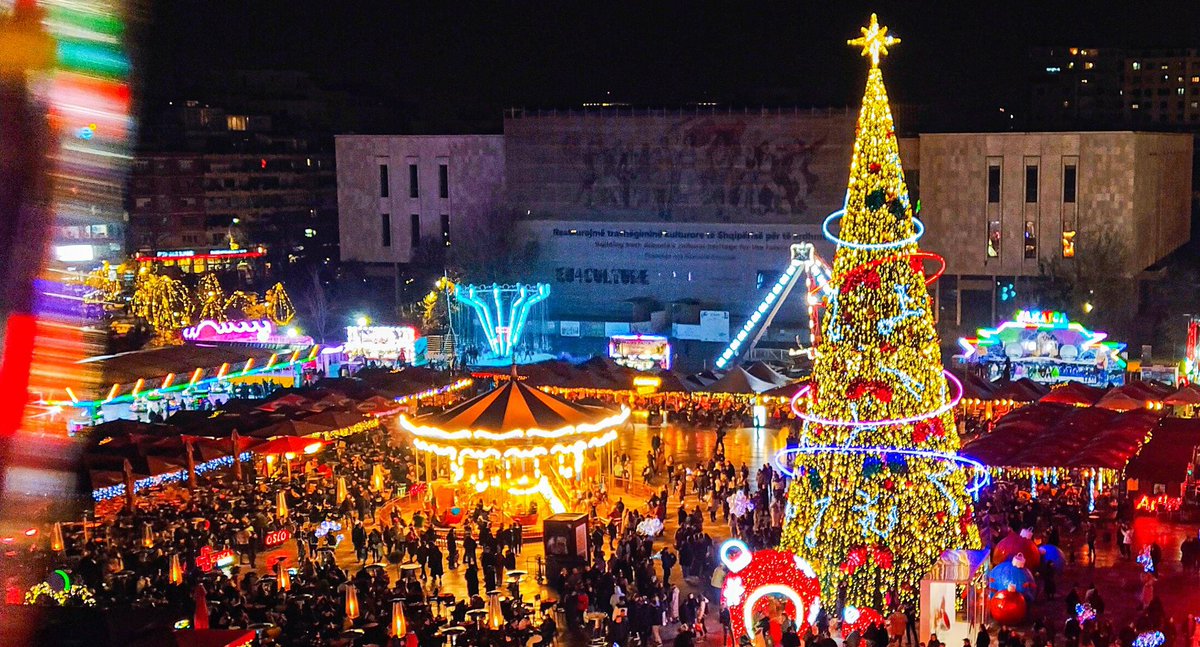 erionveliaj's tweet photo. Please relax @BesaBesmira - we also do public candle march vigils for Easter and the largest Christmas fair in SE Europe - in that same boulevard and square! Have a blessed Sunday in whichever religion! Peace and love! ❤️ https://t.co/Z11v7Mvxjc
