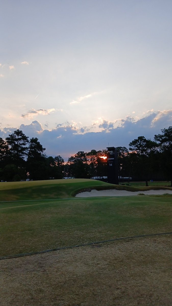 Good morning from Pinehurst, NC! Championship Sunday is about to be underway 💚🤌 #seeitbeit #womeninturfteam #usopen