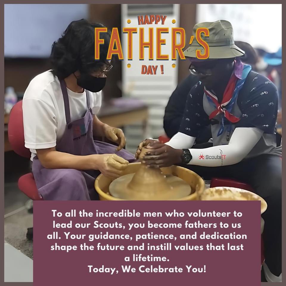 ScoutsTT's tweet photo. You guide us with patience and dedication, teach us life's valuable lessons through every adventure. You help shape and inspire us to strive for excellence. Happy Father's Day to the mentors who mold us into the best versions of ourselves!
#scouts #adventure #goscouting https://t.co/1KuraxV2By