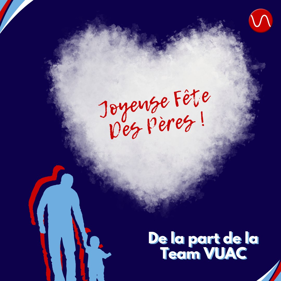 Célébrons tous les papas exceptionnels en ce jour spécial ! 🎉 Joyeuse Fête des Pères à tous les super héros du quotidien. 💼💪 De la part de toute l'équipe VUAC. 

#FêteDesPères #Papa #SuperPapa #VUAC