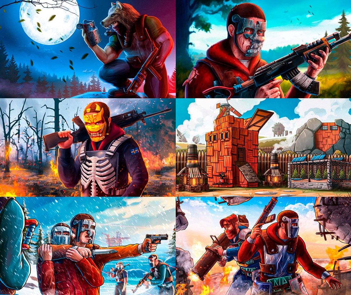MvAartwork's tweet image. Hello!) I want to share some interesting thumbnails on RUST. #playrust #facepunch #facepunchrust #rustart #fanart #illustration #art #rust And also, if you decide to order a thumbnail or something else, I will make a 20% discount on the first order
Discord MvA#4270