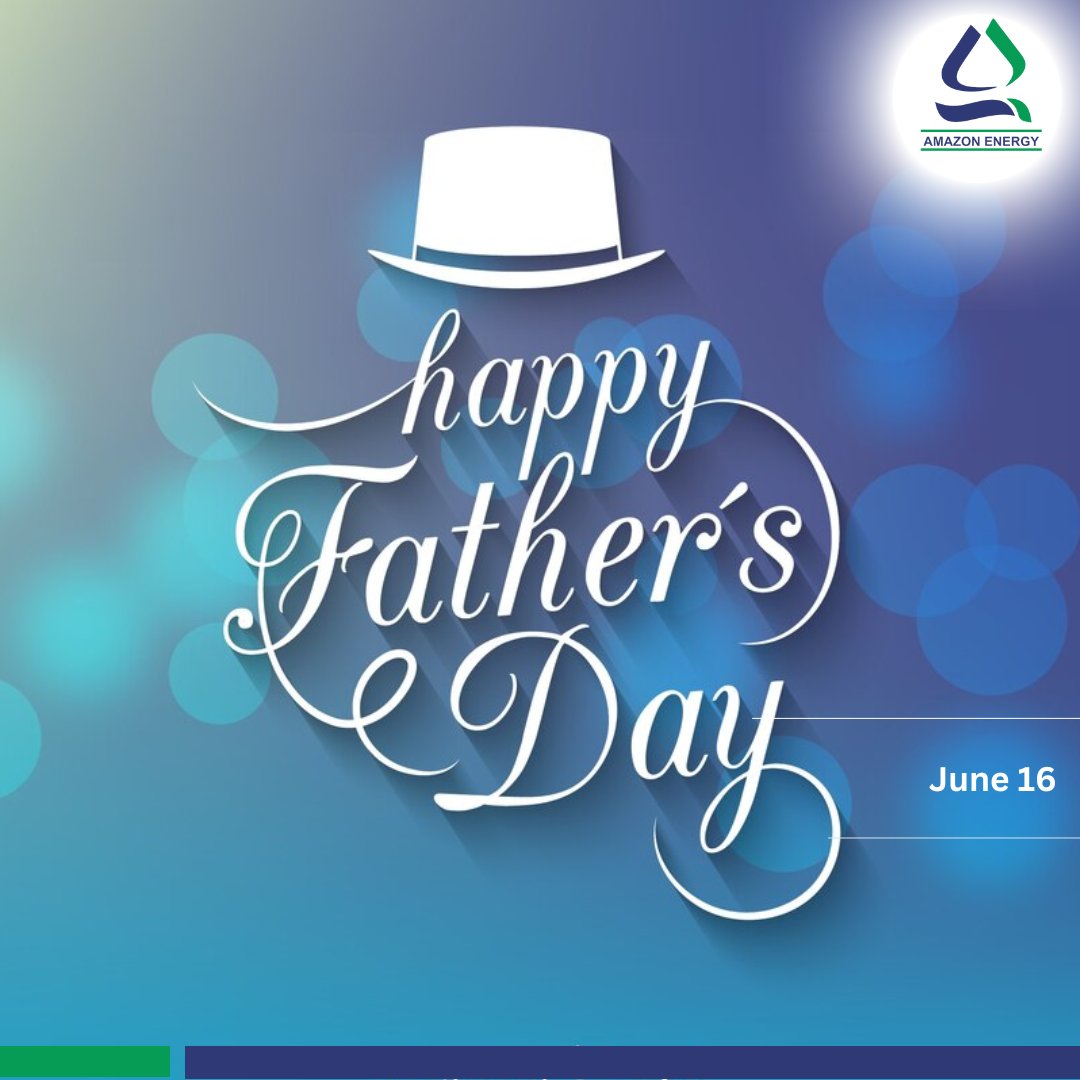 AmazonEnergyLtd's tweet image. Happy Father’s Day to all the dedicated fathers all over the world, especially those at Amazon Energy  who bring dedication and compassion to both their work and families. Your hard work and love inspire us all. 

Enjoy your special day!

#Amazonenergy #Engineering 
#FathersDay
