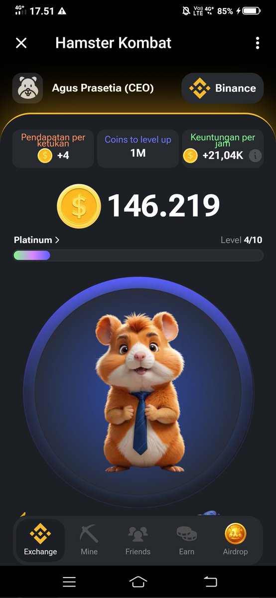 Prass2020's tweet photo. @CORE_fan1 Join to HAMSTER KOMBAT 
https://t.co/Q7bAYf2SLR https://t.co/34tnyXJgq6