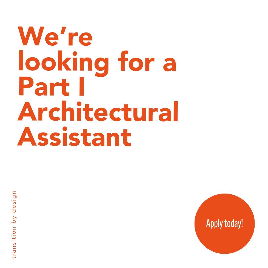 🔊 Calling all Part 1's! 

Applications close tomorrow on our search for our new Architectural Assistant! 

Full job description and how to apply can be found here: buff.ly/44O7CeV