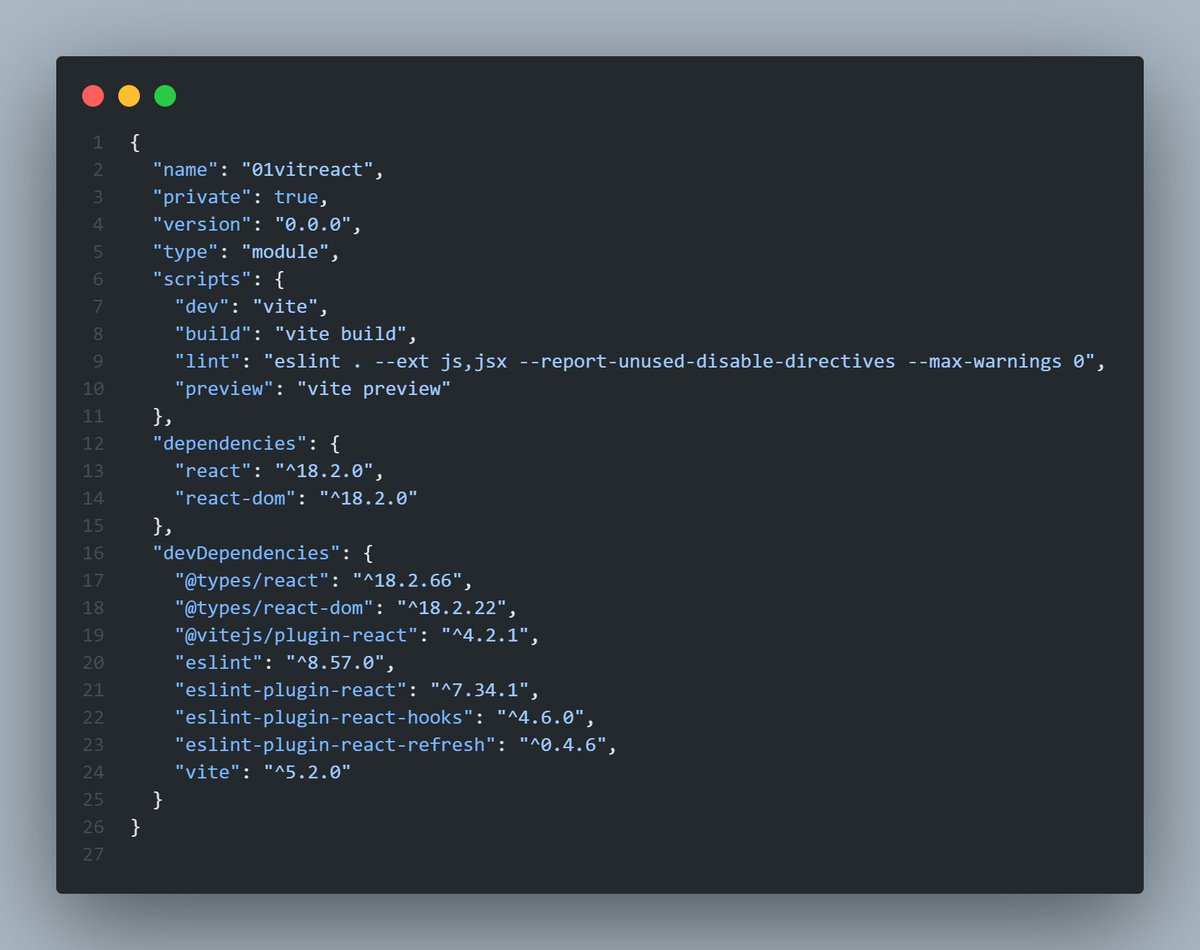 its_da_ni_sh's tweet image. #Day1 #ReactLearning 📘:
Explored two ways to kickstart #React projects today:
1. `npx create-react-app` - the classic but heavier.
2. `npm create vite@latest` - minimal &amp;amp; fast setup without node_modules.

Both work well, but Vite&apos;s simplicity is 👌 
Stay tuned for more updates!