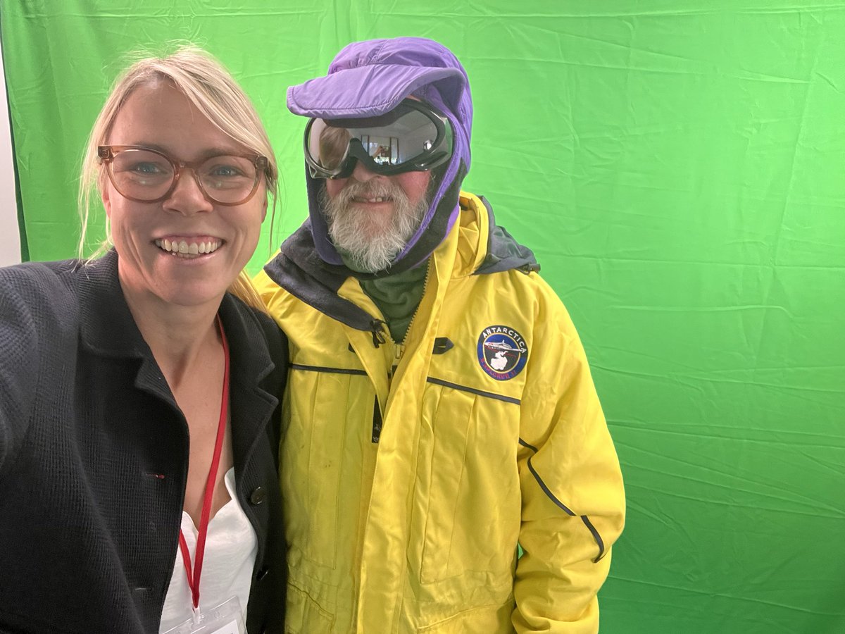 KatBotAzz's tweet photo. Had the pleasure to interview Dr. John @Dudeney this week at @BAS_News. He had many interesting stories to tell about life (&amp; death) at #Antarctica. Find out more in my #documentary #film “Frozen Truth” which is coming out later this year. #phd #DigitalMediaArts @UniOfSurrey #ML https://t.co/x231ASBpf2