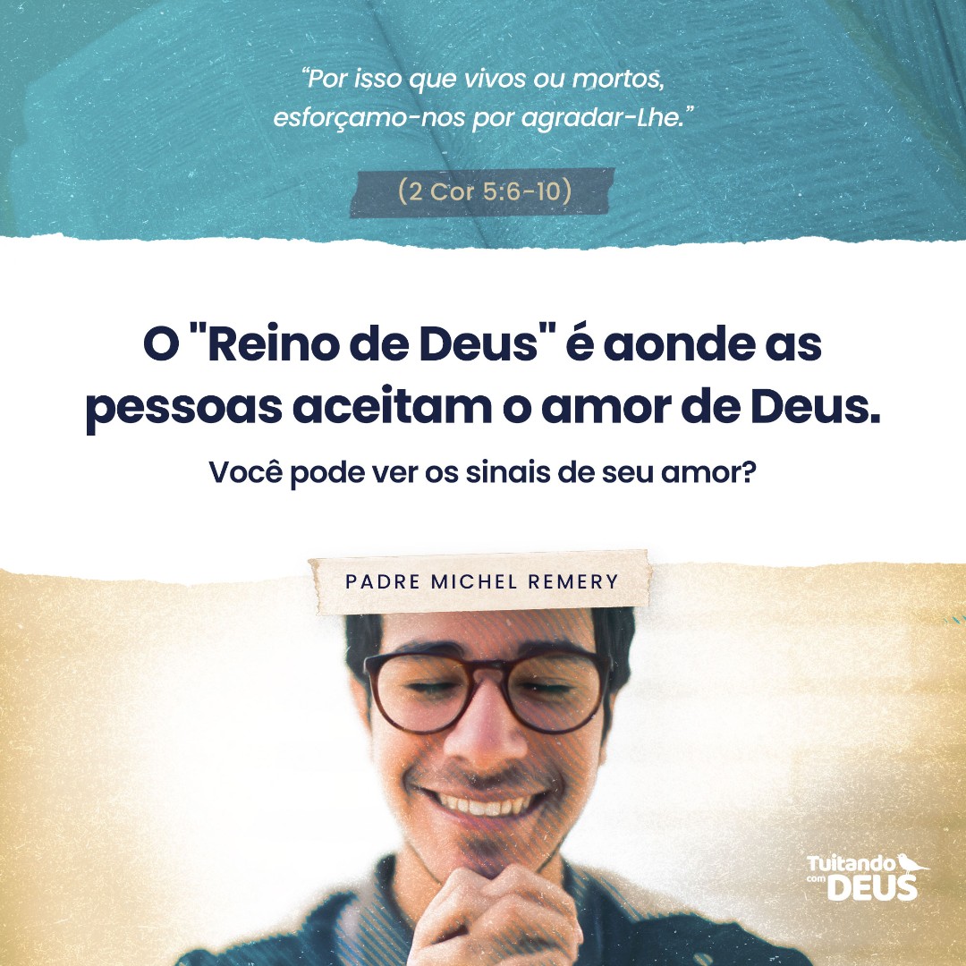TwGOD_pt's tweet photo. O "Reino de Deus" é aonde as pessoas aceitam o amor de Deus. Você pode ver os sinais de seu amor? https://t.co/qJbNRKttM2