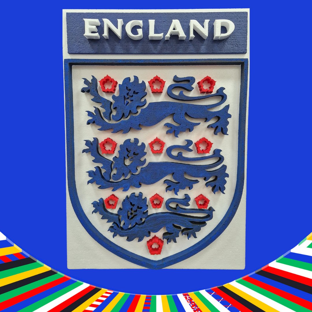 🏴󠁧󠁢󠁥󠁮󠁧󠁿⚽🦁 Good Luck to England today in their first group-stage match against Serbia! 🦁⚽🏴󠁧󠁢󠁥󠁮󠁧󠁿
We've got our England Crest up in the office! 
#Euros2024