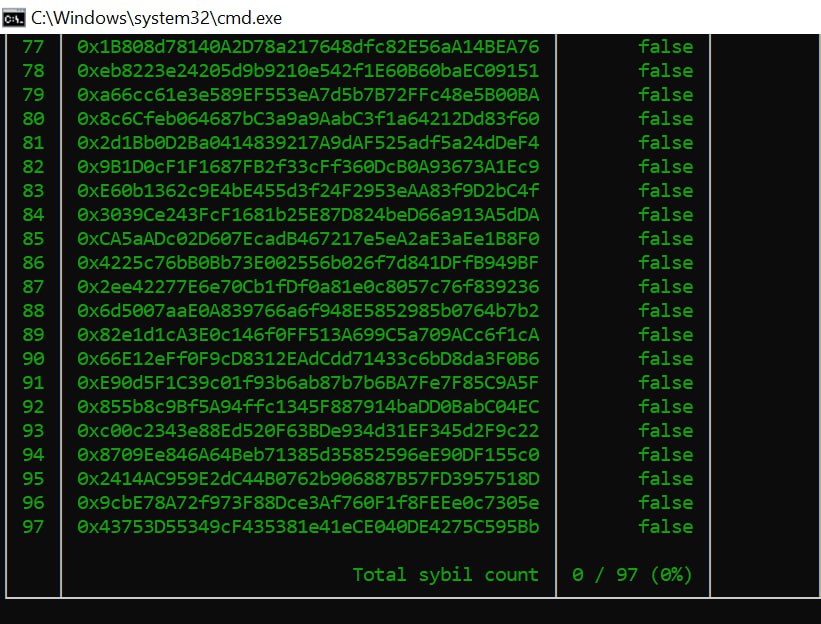 Ruslan has 0 sybils wallets!

LFG! What a genius!

$ZRO
