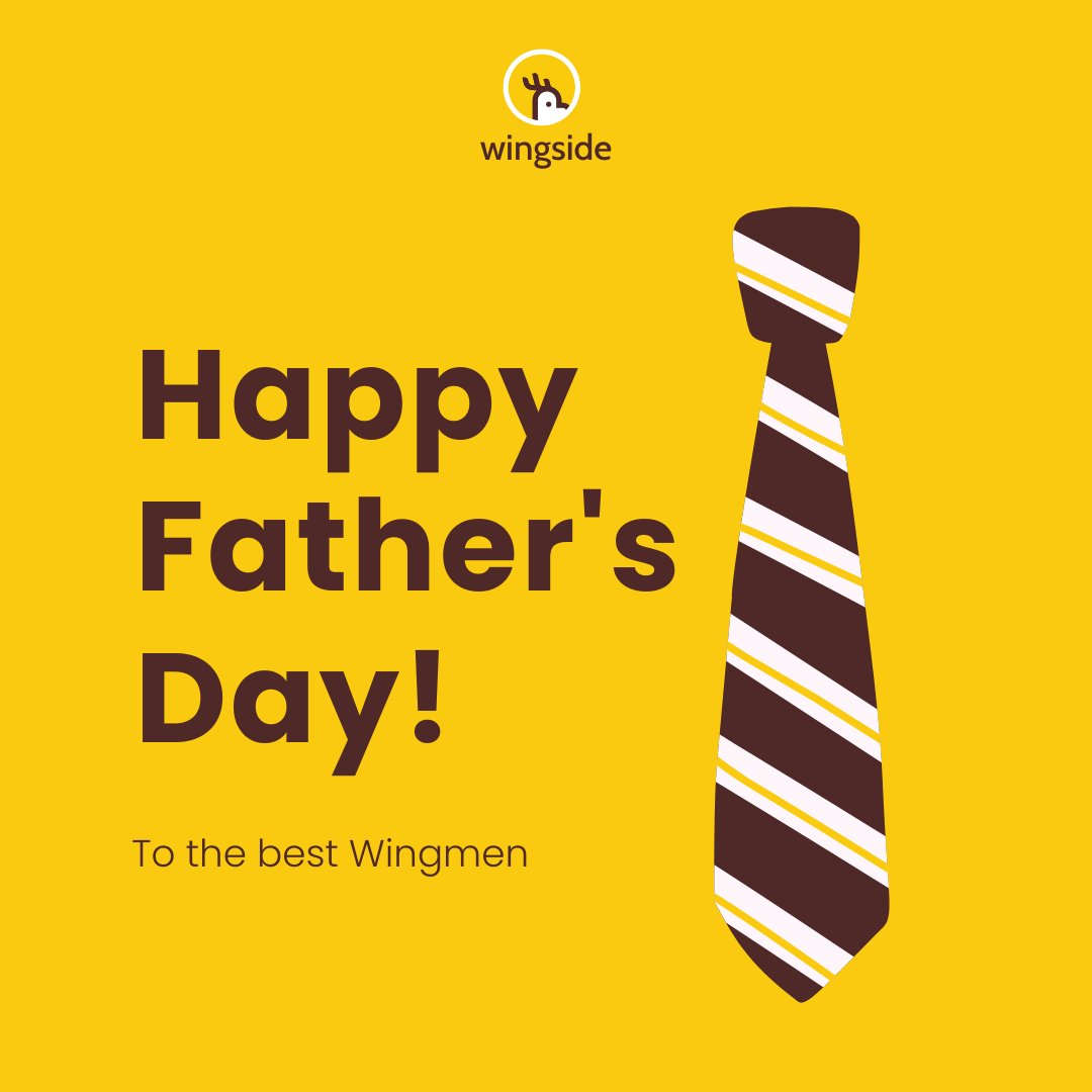 mywingside's tweet photo. To the Wingmen in our lives, the Dads who always have our backs. Thank you for your endless support and love. Happy Father's Day from Wingside!
.
#mywingside #Fathersday2024 https://t.co/cJoQYa0CP6